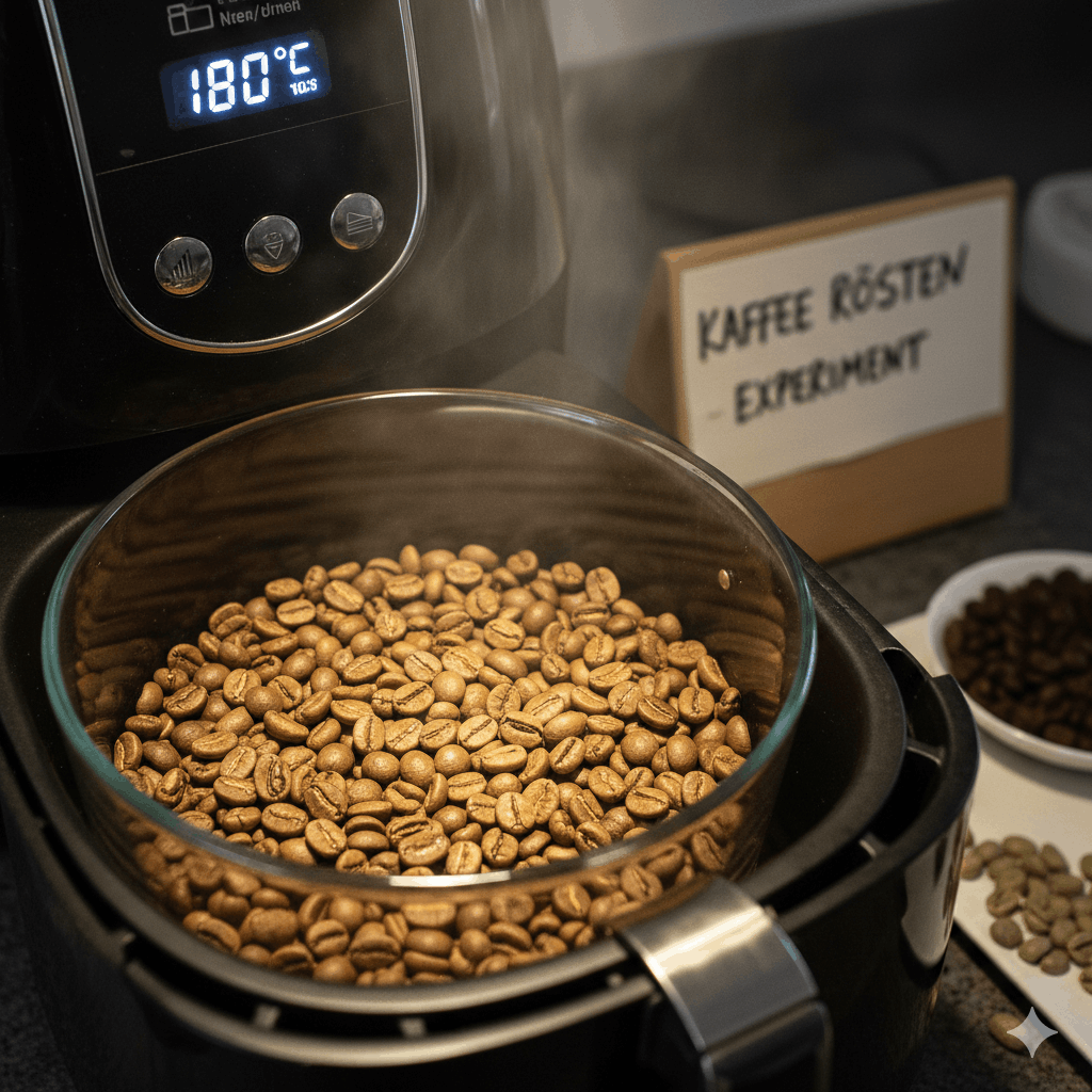Kaffeebohnen rösten in der Heißluftfritteuse – ein ungewöhnlicher Weg für 2026 1