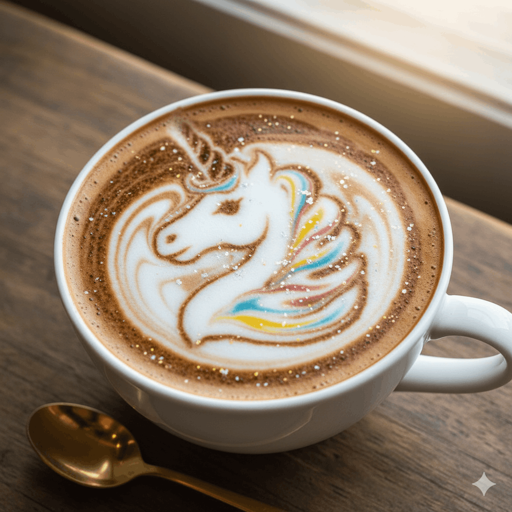 Latte Art Einhorn Anleitung 2026