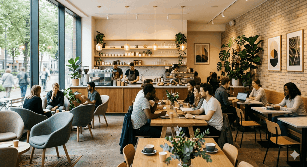 Café Einrichtungsideen modern 2026